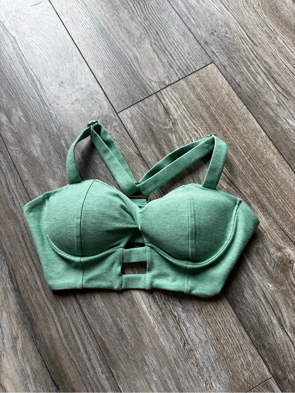 Bombshell Sportswear Mint Green Padded Bralette Top
